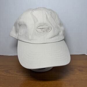 Subaru Hat Cap Tan Embroidered Logo Car Automobile Dealership New Adjustable